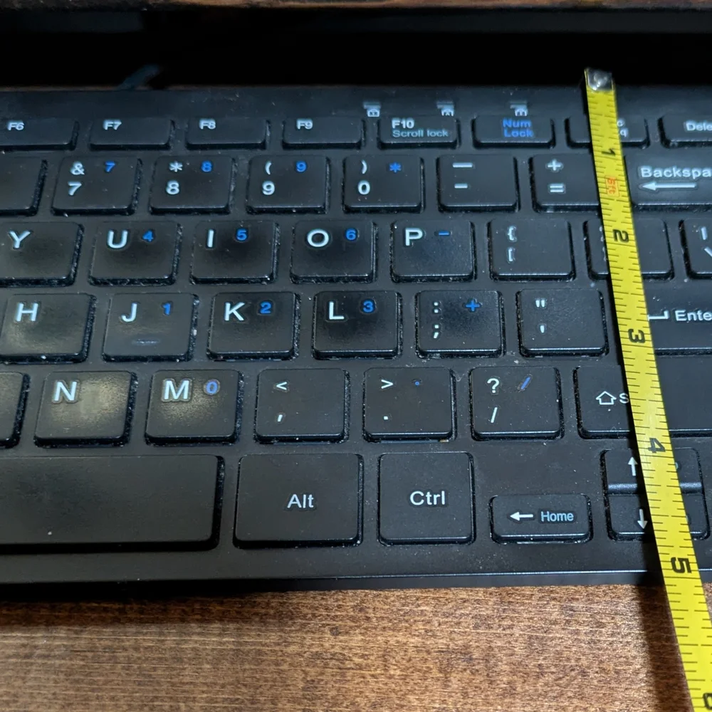 Black Wired Keyboard